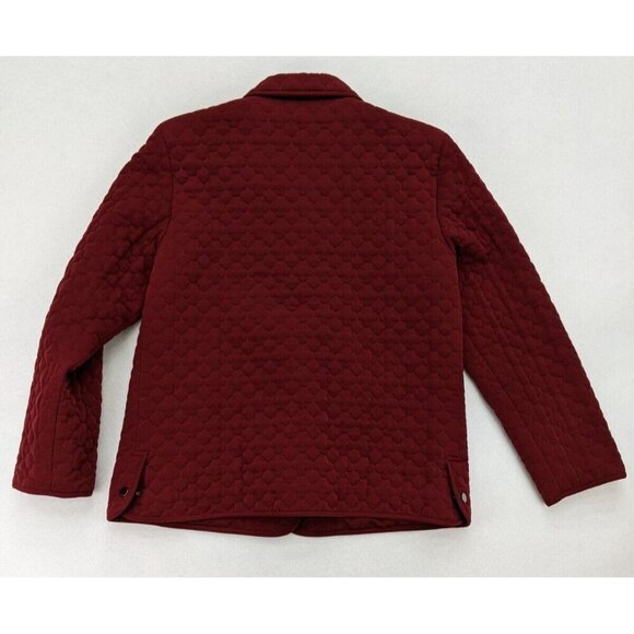 St. John's Bay Women's Quilted Jacket Size Large Red - Picture 13 of 14